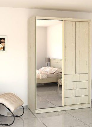 Nordic Oak Sliding Wardrobe