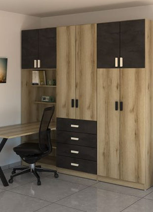 Timber & Charcoal Room Set