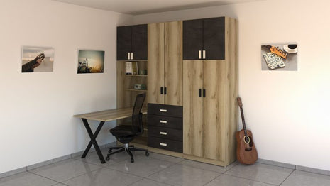 Timber & Charcoal Room Set
