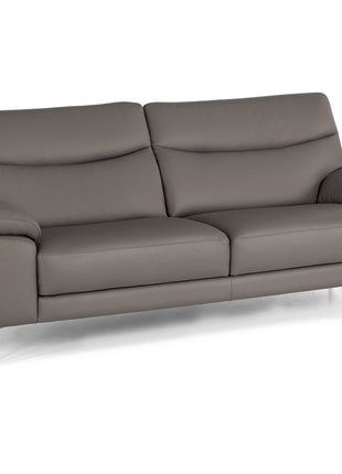 Magdalena sofa collection in grey fabric — 3-seater and 2-seater in living room