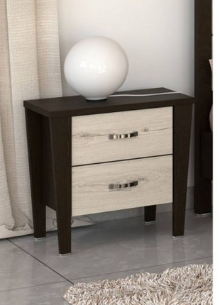 Nightstand – Wenge & Cream