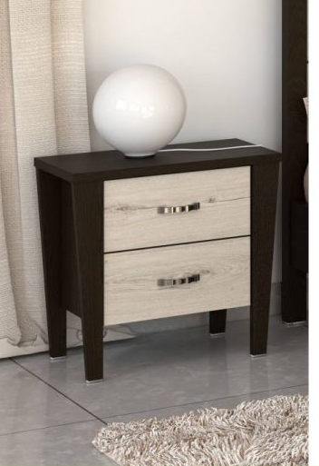 Nightstand – Wenge & Cream