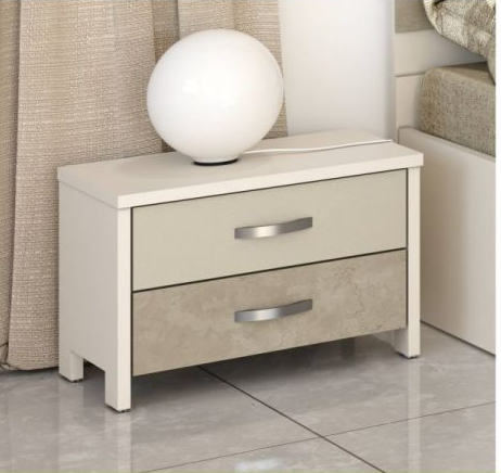 Nightstand – Cream & Beige