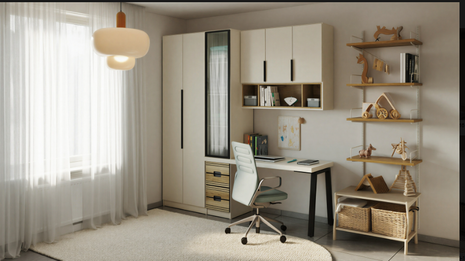 Sage Study Wall Unit