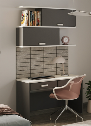 Slate Compact Desk Station