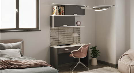 Slate Compact Desk Station