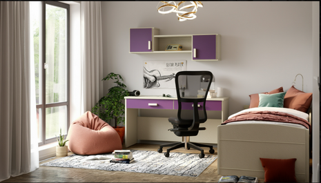 Violet Teen Desk Set