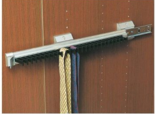 GlideBar Wardrobe Tie and Scarf Rack