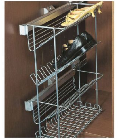 PullOut 3-Tier Wire Shoe Rack