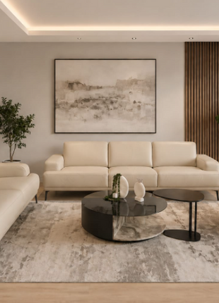 One sofa – cream living room set