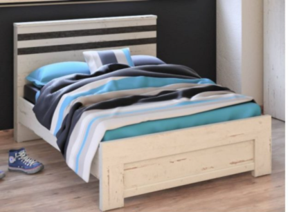 Classic Wood Single Kids Bed