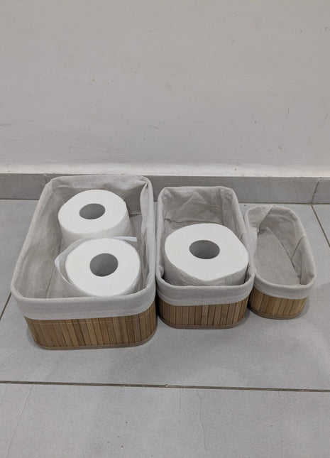 Set of Three Organizing Baskets