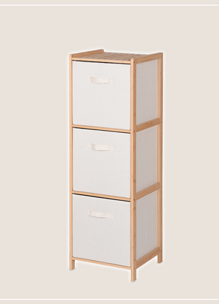 Bamboo and Canvas Drawers 3